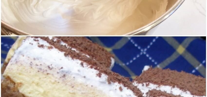 Prăjitură cu cremă de vanilie și nucă