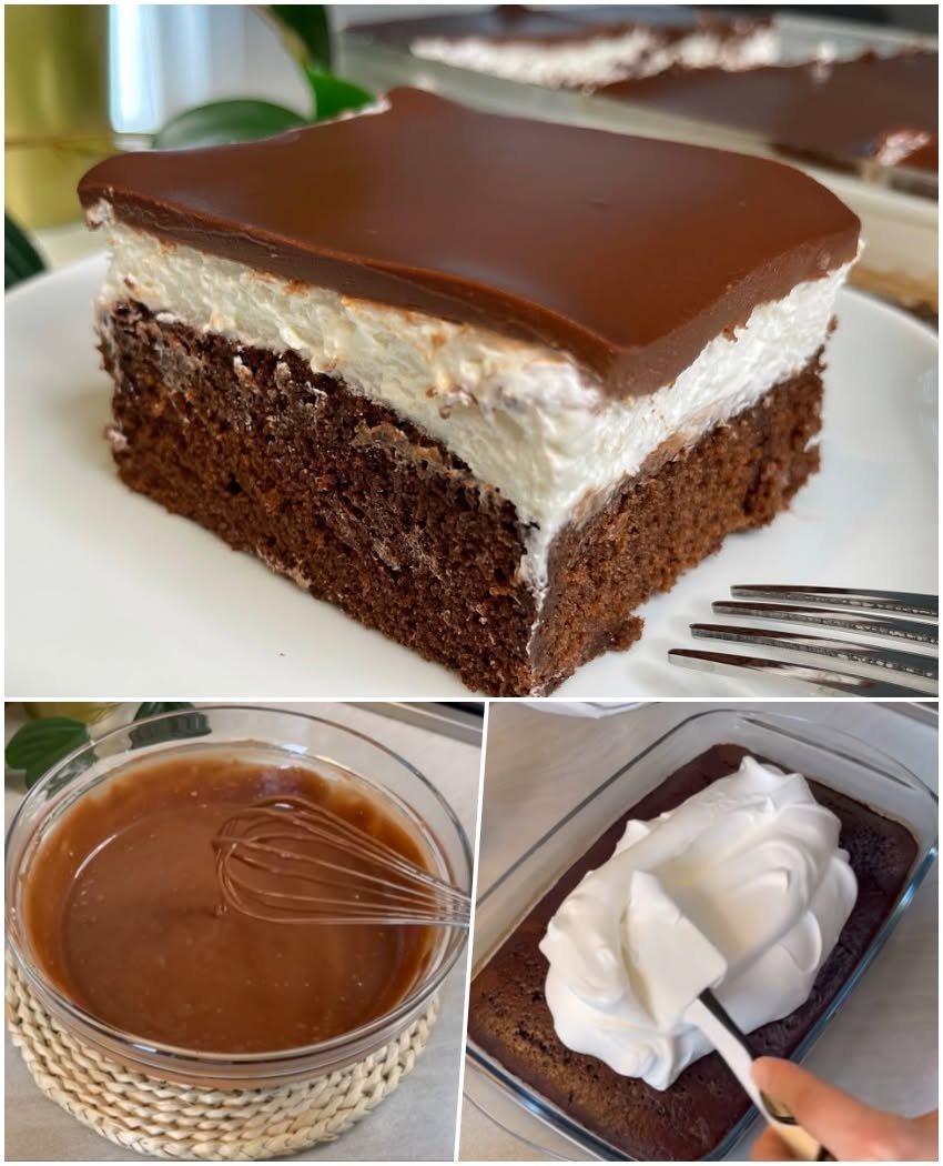 Prăjitură de casă cu blat de cacao și cremă de mascarpone
