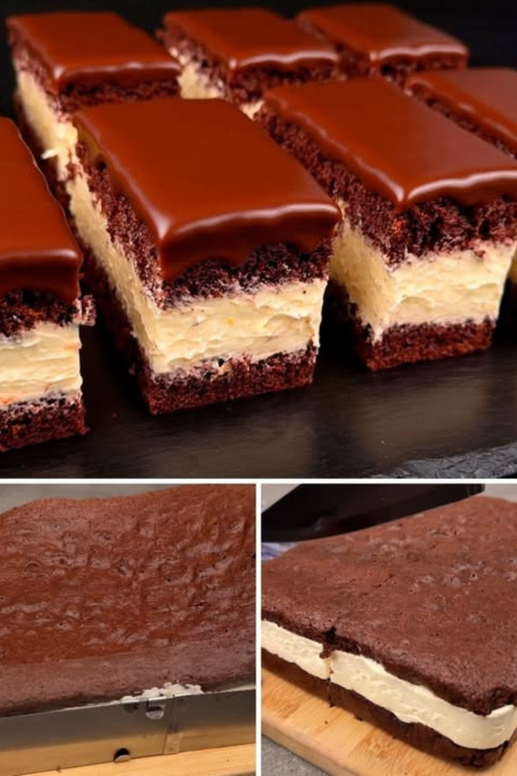 Prăjitură delicioasă de cremoasă care se topește în gură — Atât de ușor de făcut!