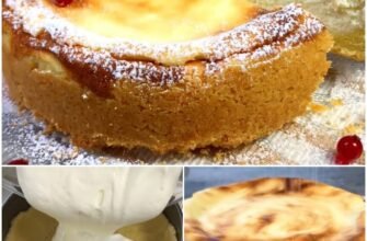 Prăjitură simplă și rapidă cu brânză dulce