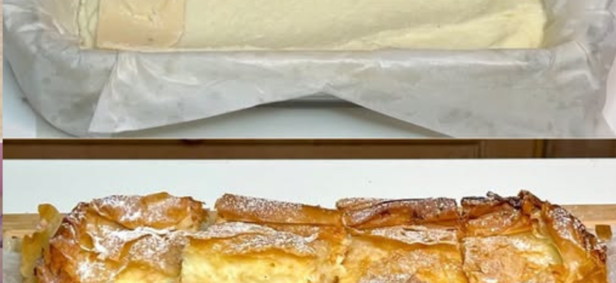 SE NUMEȘTE BOUGATSA! 😍 Crocant la exterior, cremos la mijloc, acesta este cel mai tare desert GRECESC