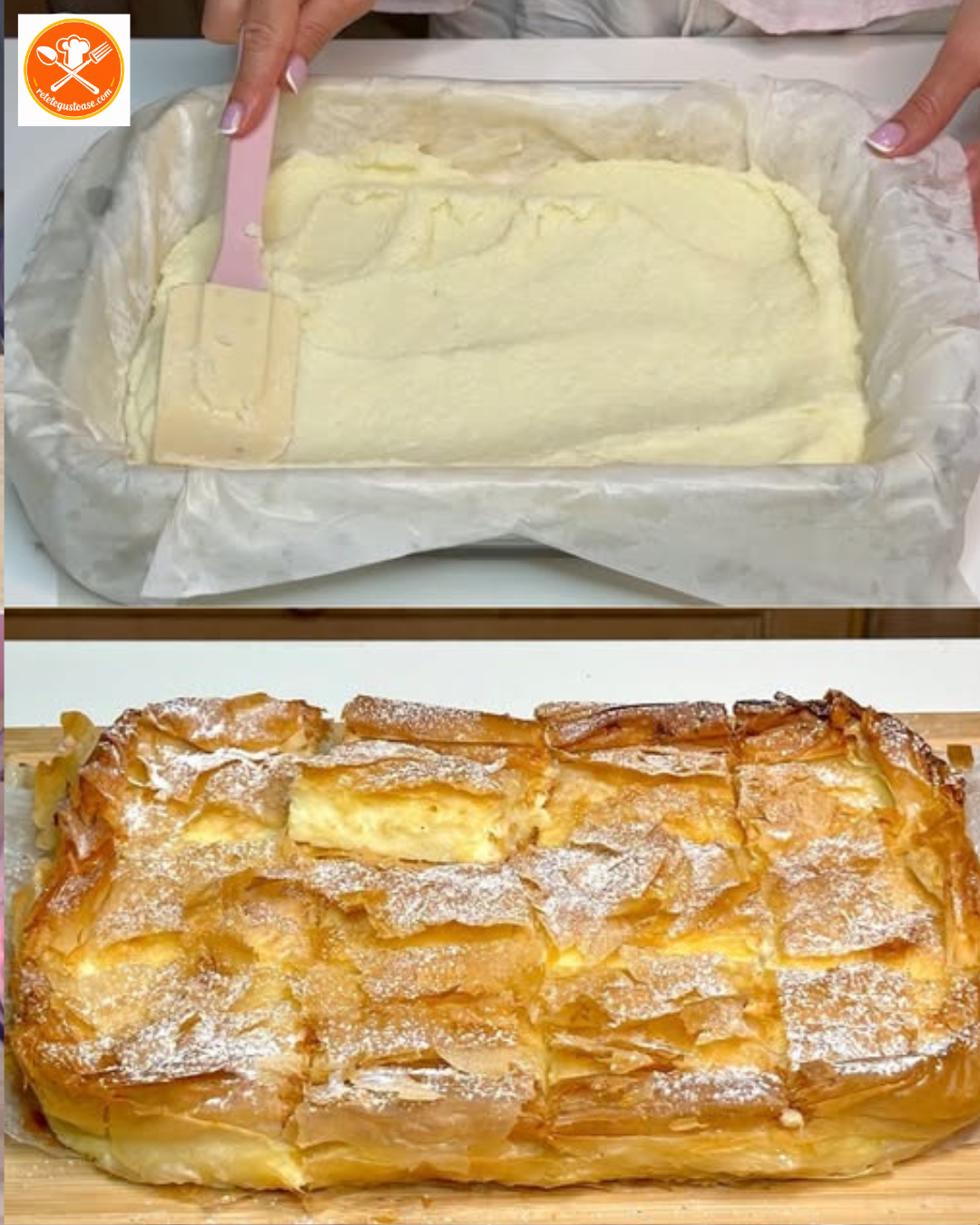 SE NUMEȘTE BOUGATSA! 😍
Crocant la exterior, cremos la mijloc, acesta este cel mai tare desert GRECESC