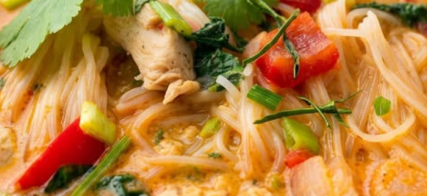 Supa tailandeză este o propunere excelentă pentru iubitorii de preparate aromate și expresive.