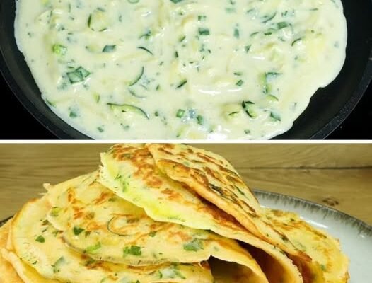 Pur și simplu rade 1 dovlecei și 1 cartof! Nu am gătit niciodată un așa delicios.