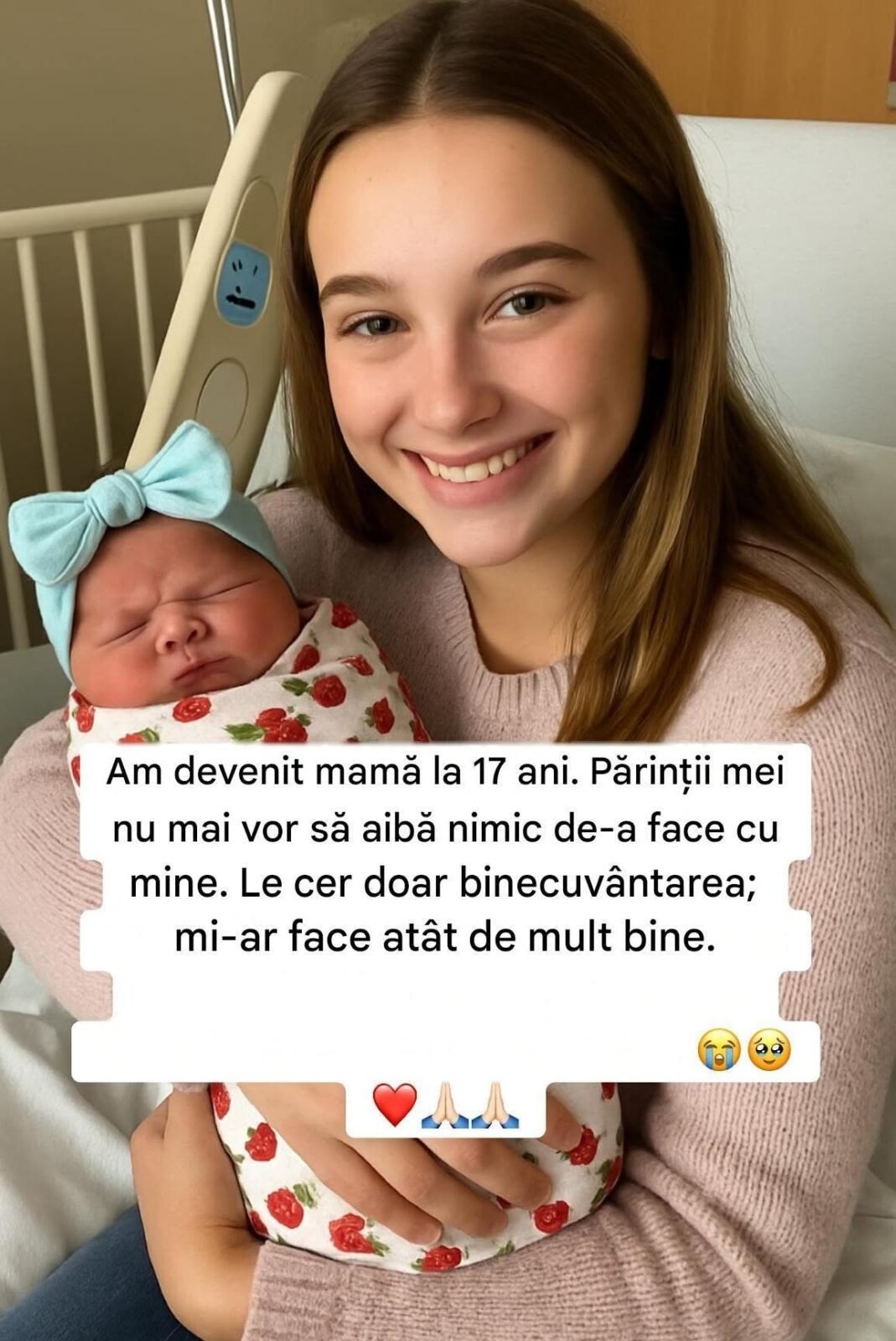 Am devenit mamă, dar părinții mei nu mai sunt lângă mine… Am nevoie doar de un gând bun din partea voastră