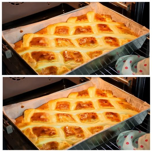 Doar 50 de minute la cuptor și ai pe masă o capodoperă un pandișpan fraged cu chefir, mere caramelizate și o umplutură de brânză de vaci.