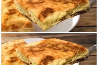 Mai rapid decât sandvișurile iau cartofi, lipie și 2 ouă – în 20 de minute am pe masă o plăcintă delicioasă