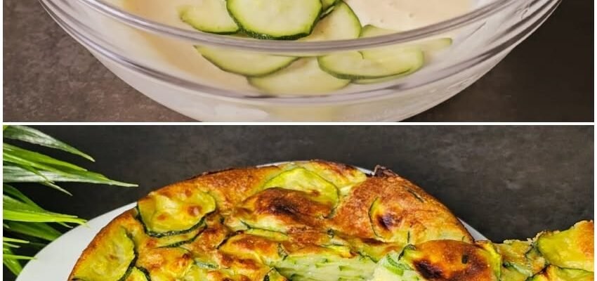 Tartă sărată cu dovlecei și parmezan