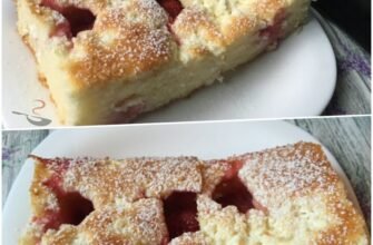 🍓 Prăjitură fragedă cu brânză dulce și fructe