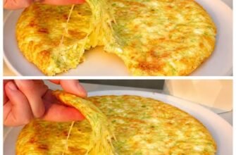 Folosesc 1 kg de dovlecei, 4 ouă și un pachet de brânză de vaci khachapuri „leneș” cu o crustă aurie – aroma umple toată bucătăria!