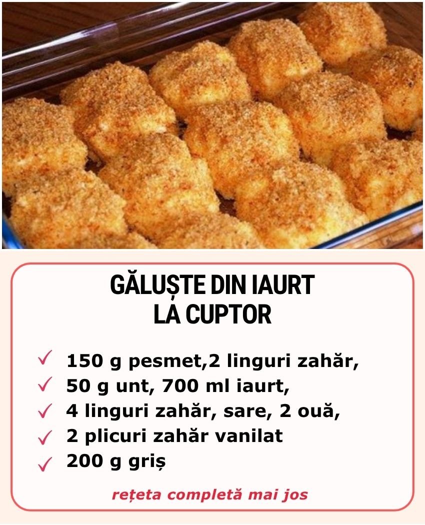 Găluște din iaurt la cuptor galuste-din-iaurt-la-cuptor-desert-pufos-rapid-si-delicios