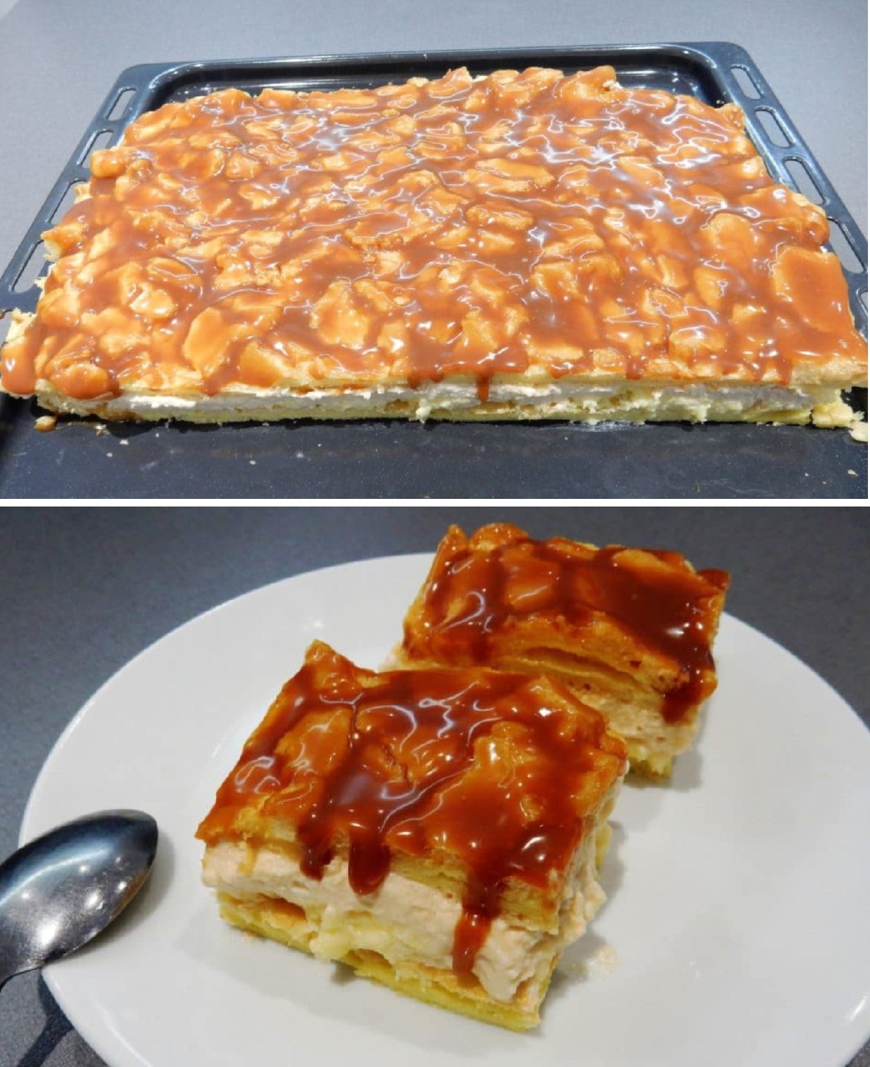 Prăjitură cu caramel, blat opărit și cremă de vanilie prajitura-cu-caramel-blat-oparit-si-crema-de-vanilie-desert-fin-si-spectaculos
