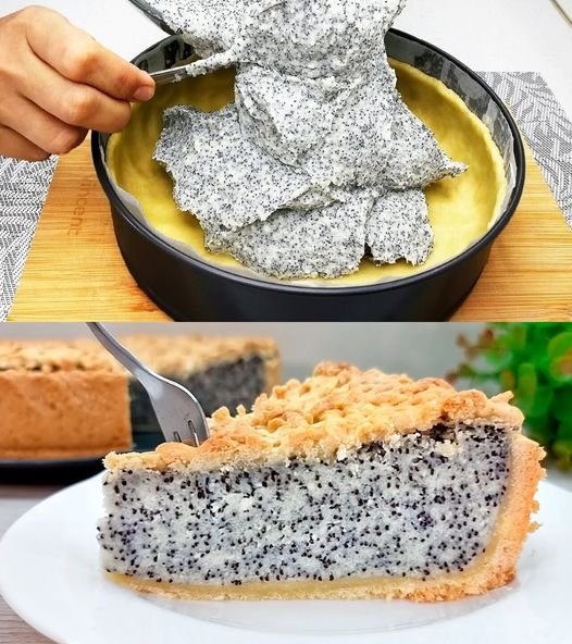 Prăjitură cu mac cu aluat fraged și streusel prajitura-cu-mac-cu-aluat-fraged-si-streusel-reteta-cremoasa-si-aromata
