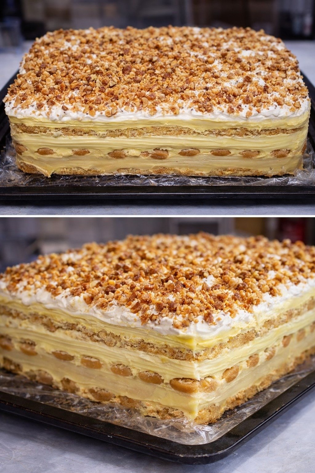 Prăjitură cu pișcoturi și două creme prajitura-cu-piscoturi-si-doua-creme-desert-fin-cu-vanilie-mascarpone-si-caramel